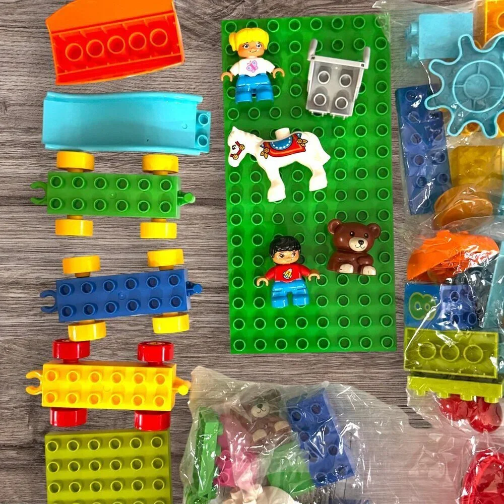 LEGO Duplo Education STEAM Park (Box B) New Bags Figures Gear Slide Track Pieces
